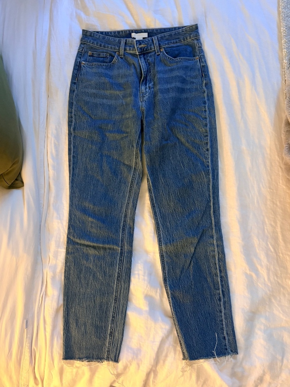 Tapered, high rise Jeans